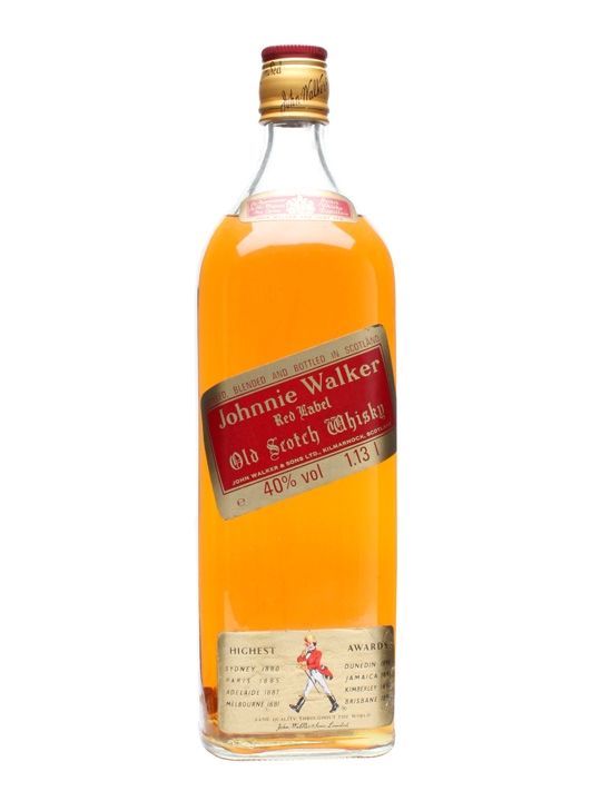 Johnny Walker red label 1980